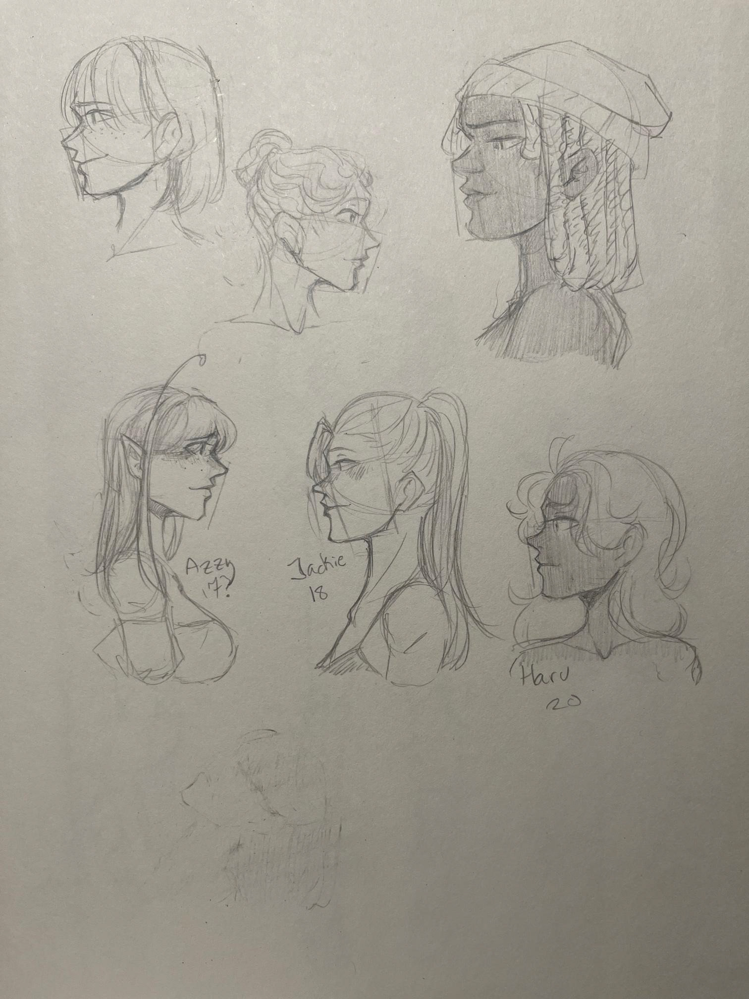 Sideview study fem