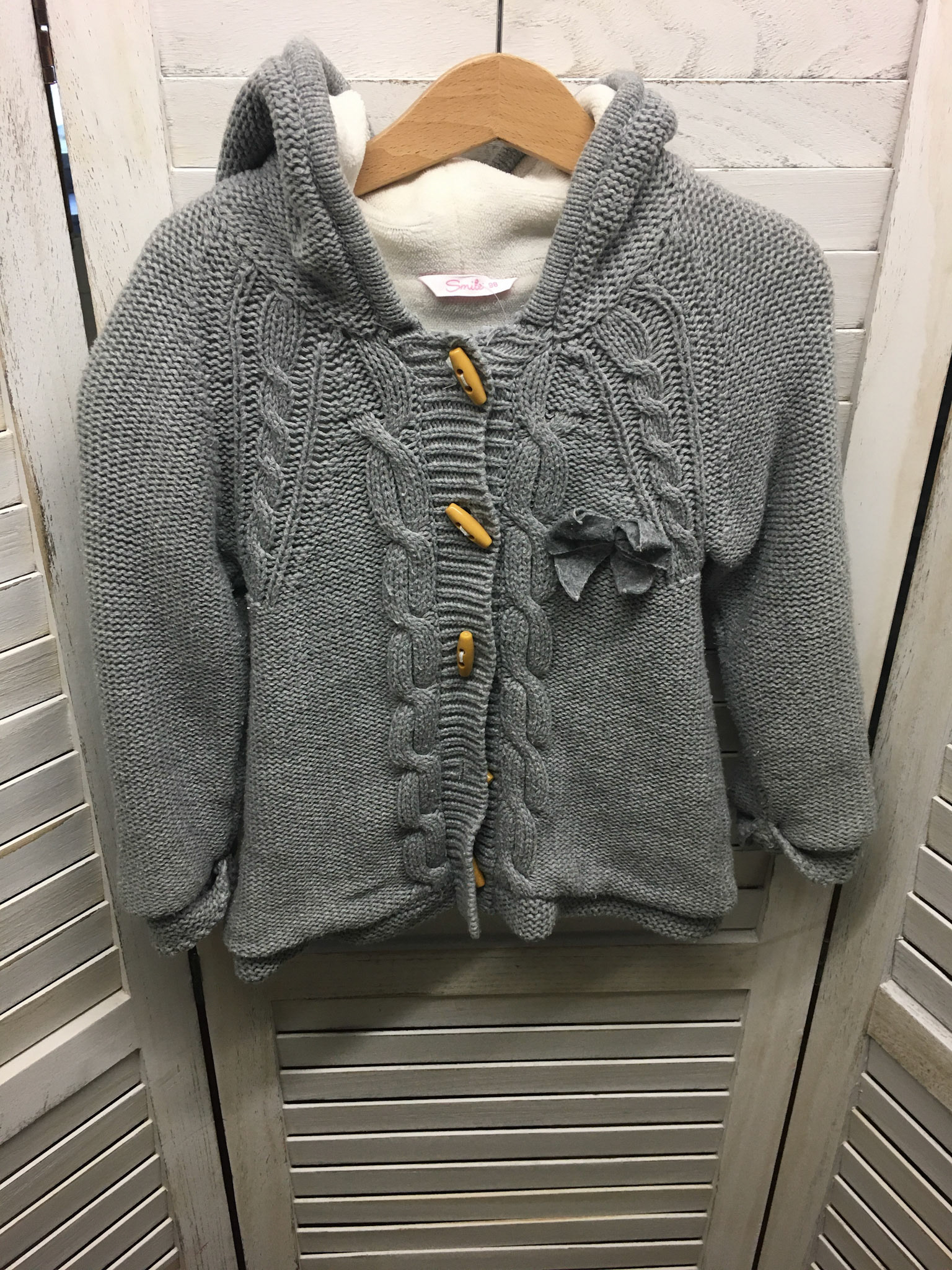 Warmes Strickjäckli (gefüttert) Gr.98 Fr.6.-