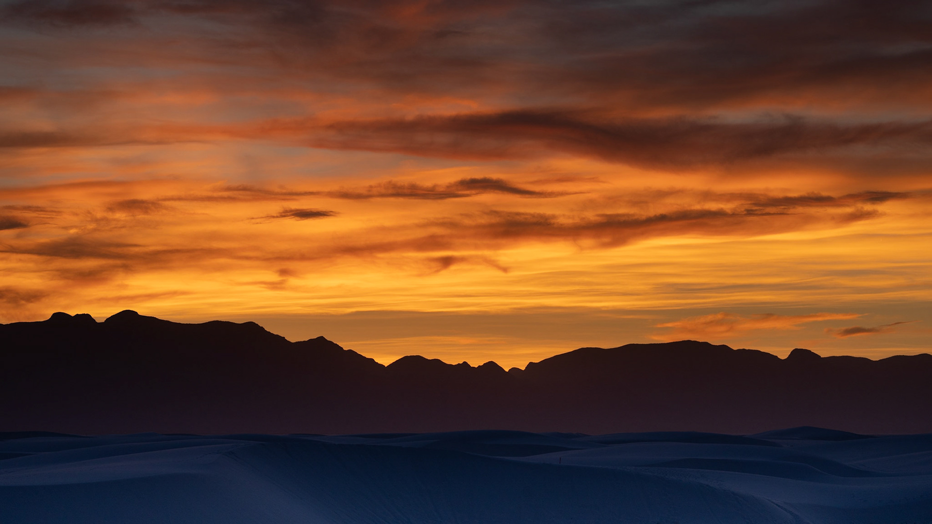 White Sands Sunset