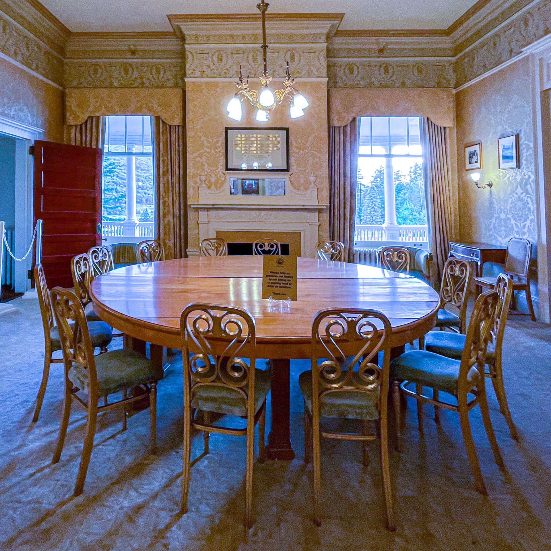 The room where the Bretton Woods agreements were signed in July 1944