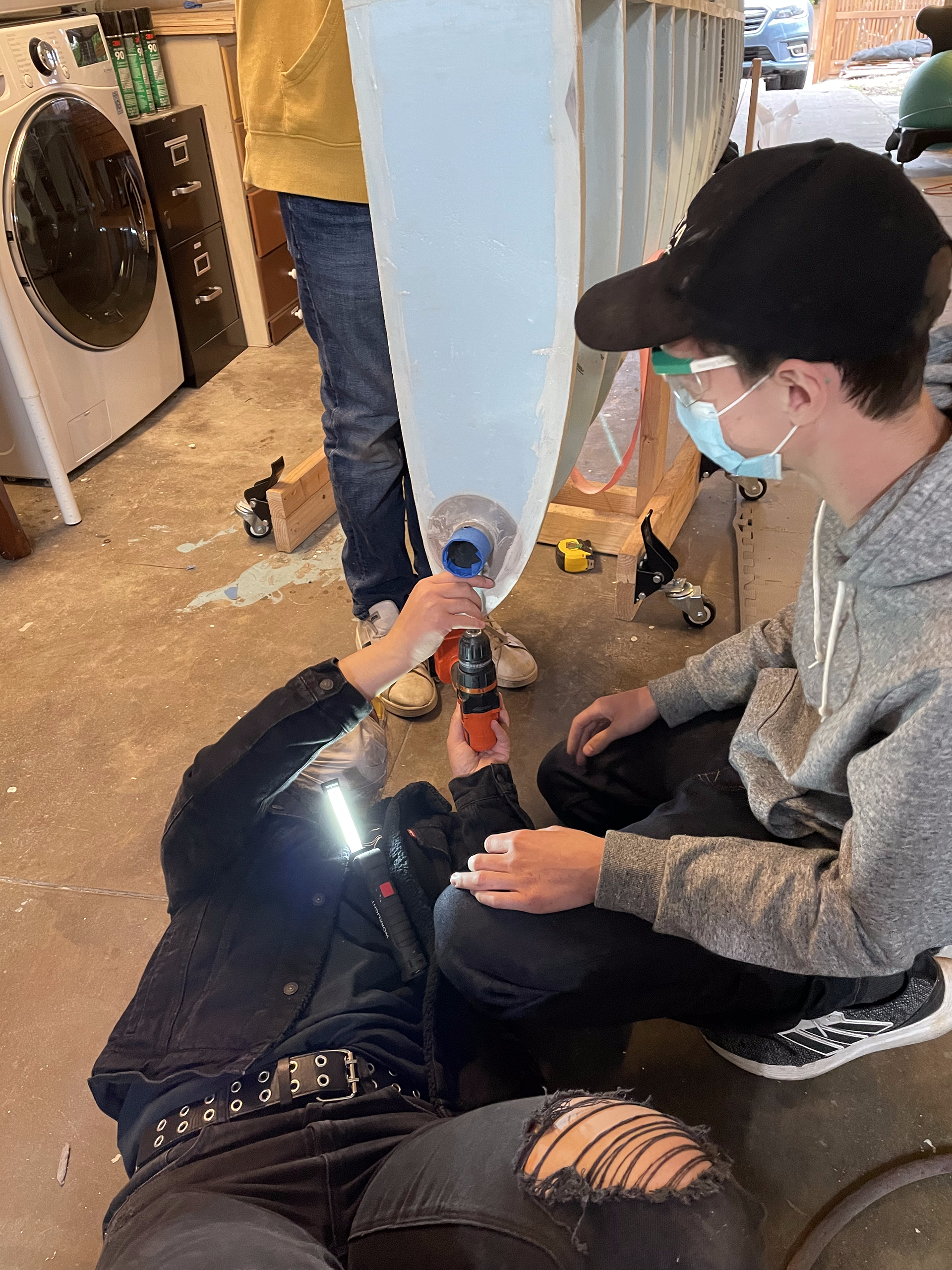 drilling attachment holes
