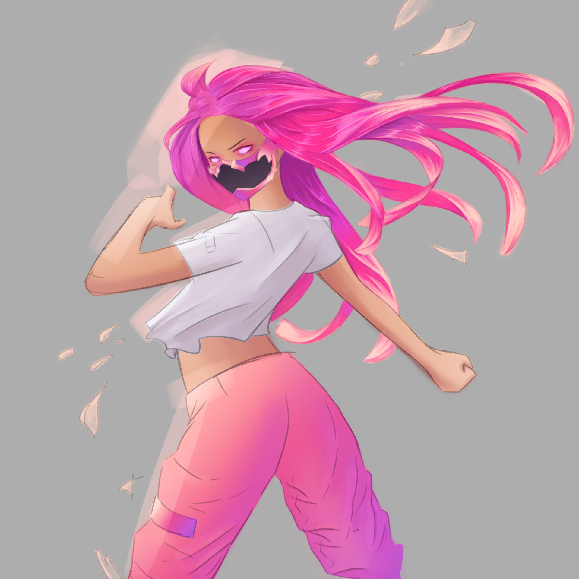 Pink hero