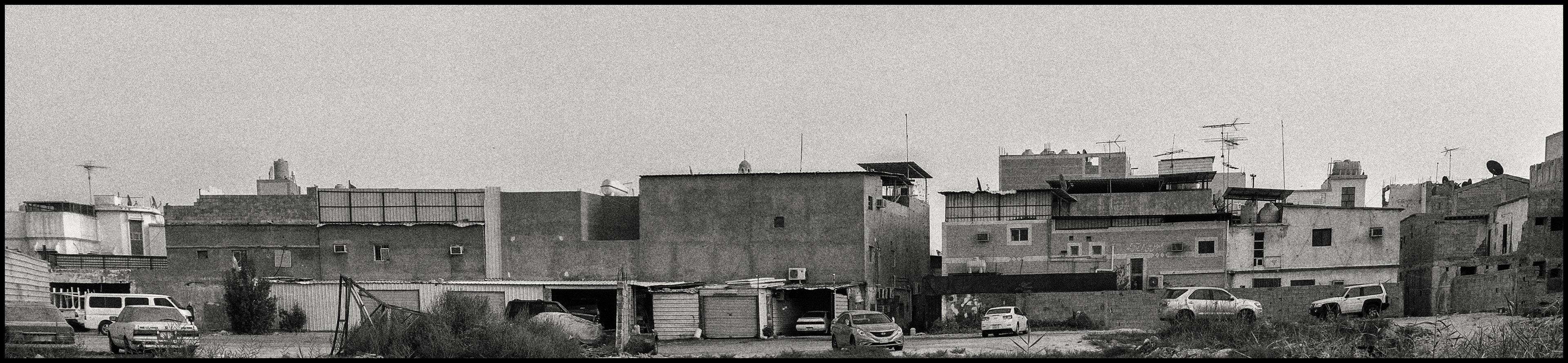 Street elevation shewing the site condition