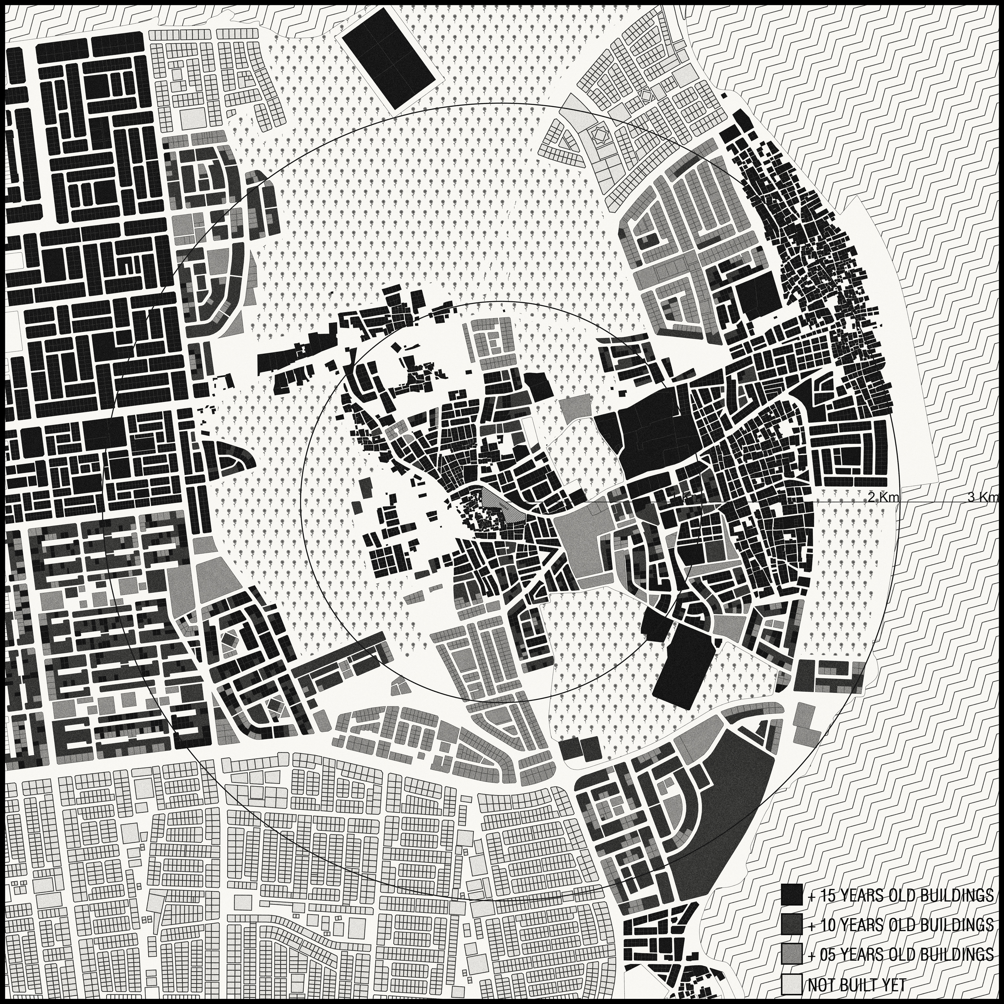 Buildings age analysis