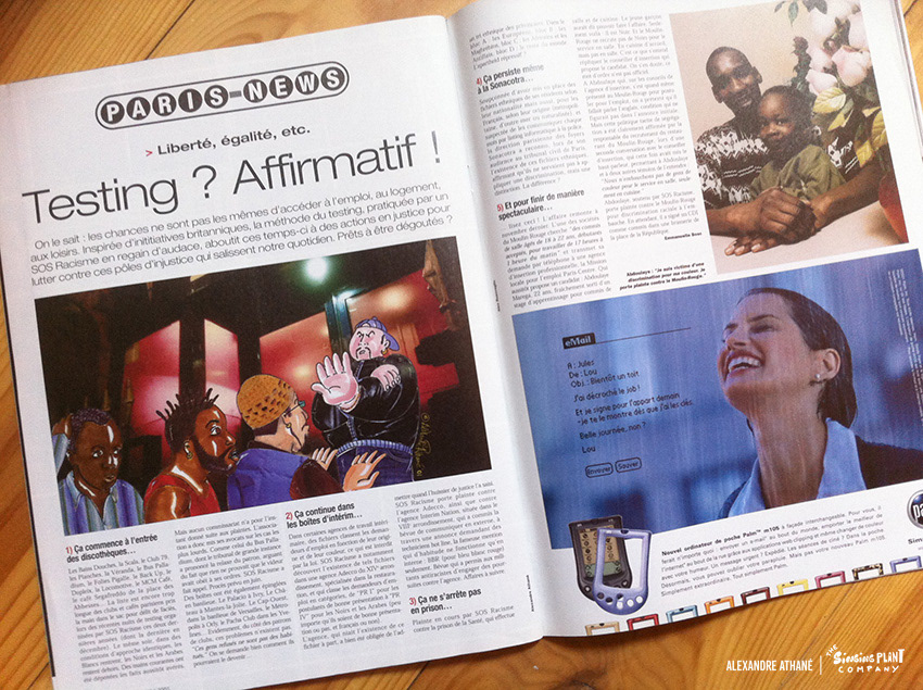 Nova Magazine feature story illustration, Fr