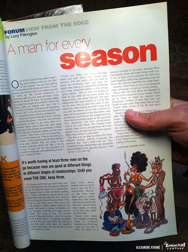 Pride Mag feature story illustration, Uk