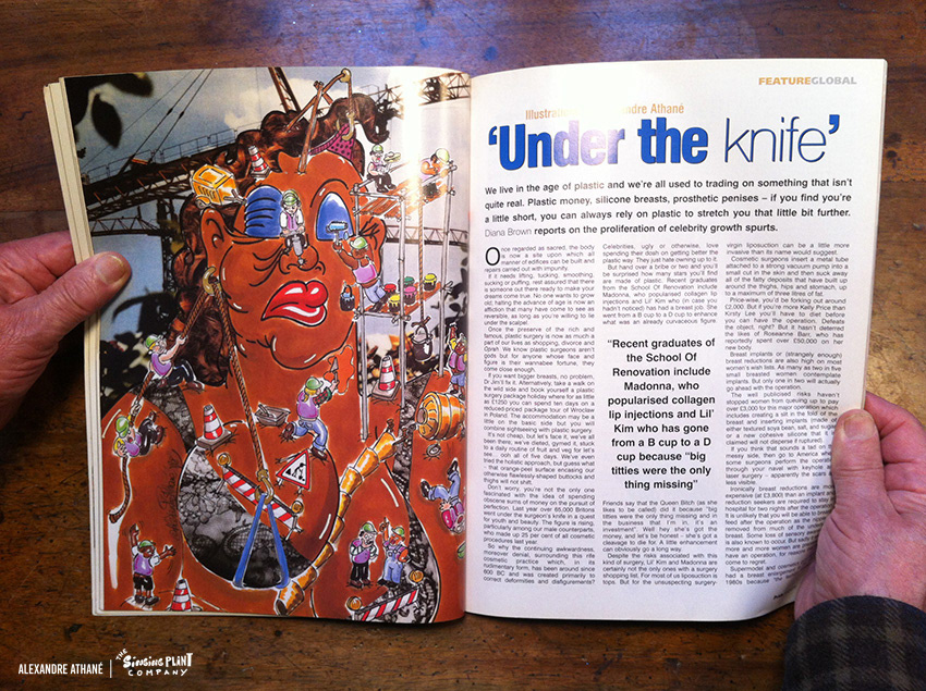 Pride Mag feature story illustration, Uk