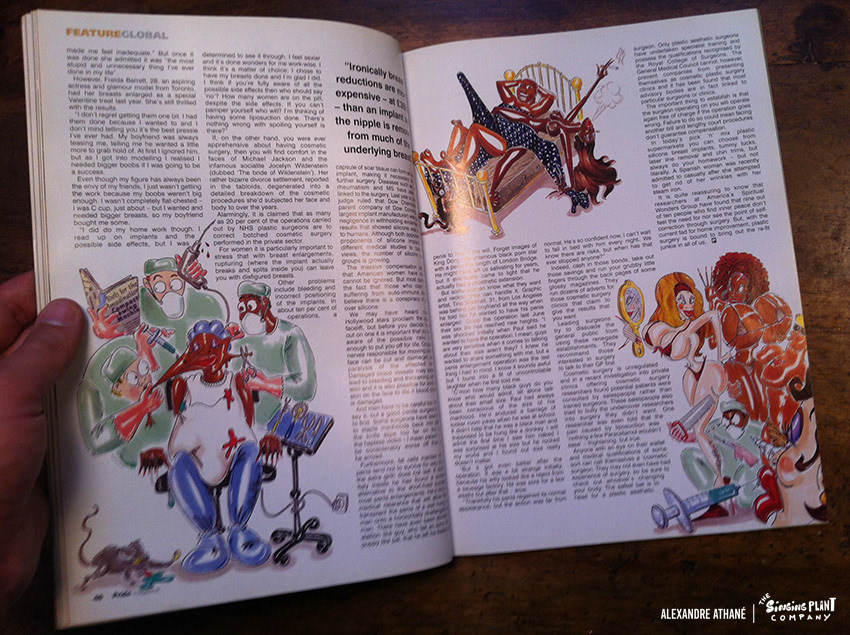 Pride Mag feature story illustration, Uk