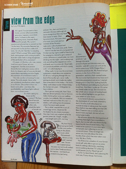 Pride Mag feature story illustration, USA