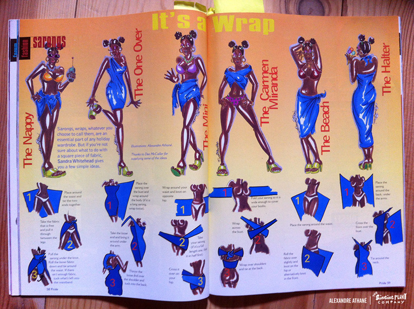 Pride Mag feature story illustration, Uk