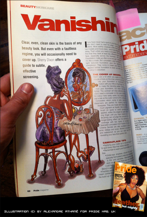 Pride Mag feature story illustration, Uk