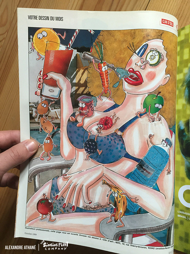 Quo Mag feature story illustration, Fr