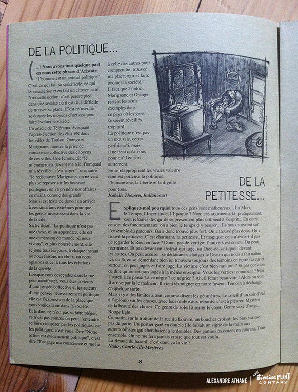 Magazine illustration, Fr