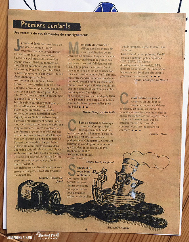 Magazine feature story illustration, FR