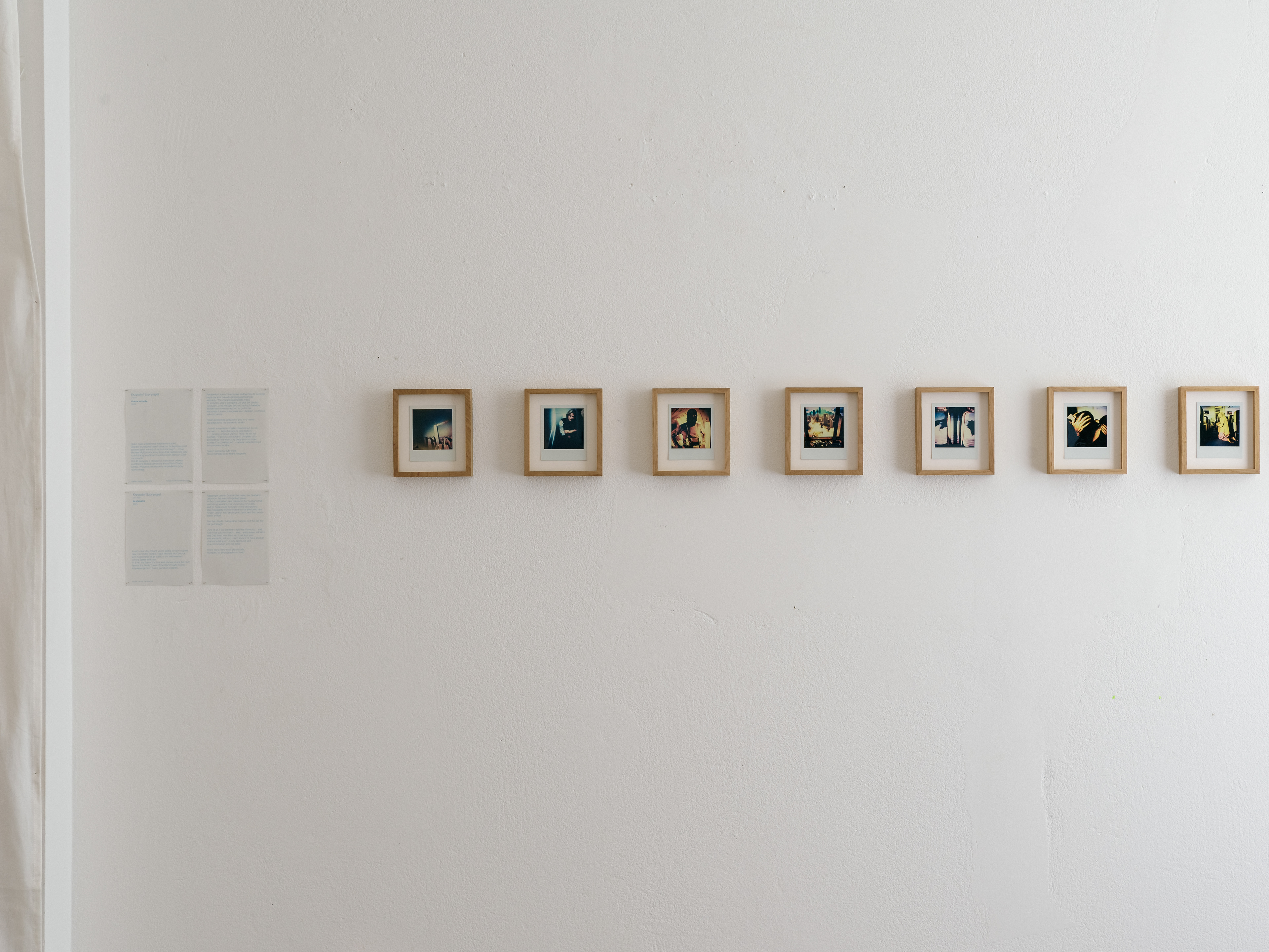 at "Amnesies" in AOKZ Gallery, Łódź, Spinoff Łódź Fotofestiwal
