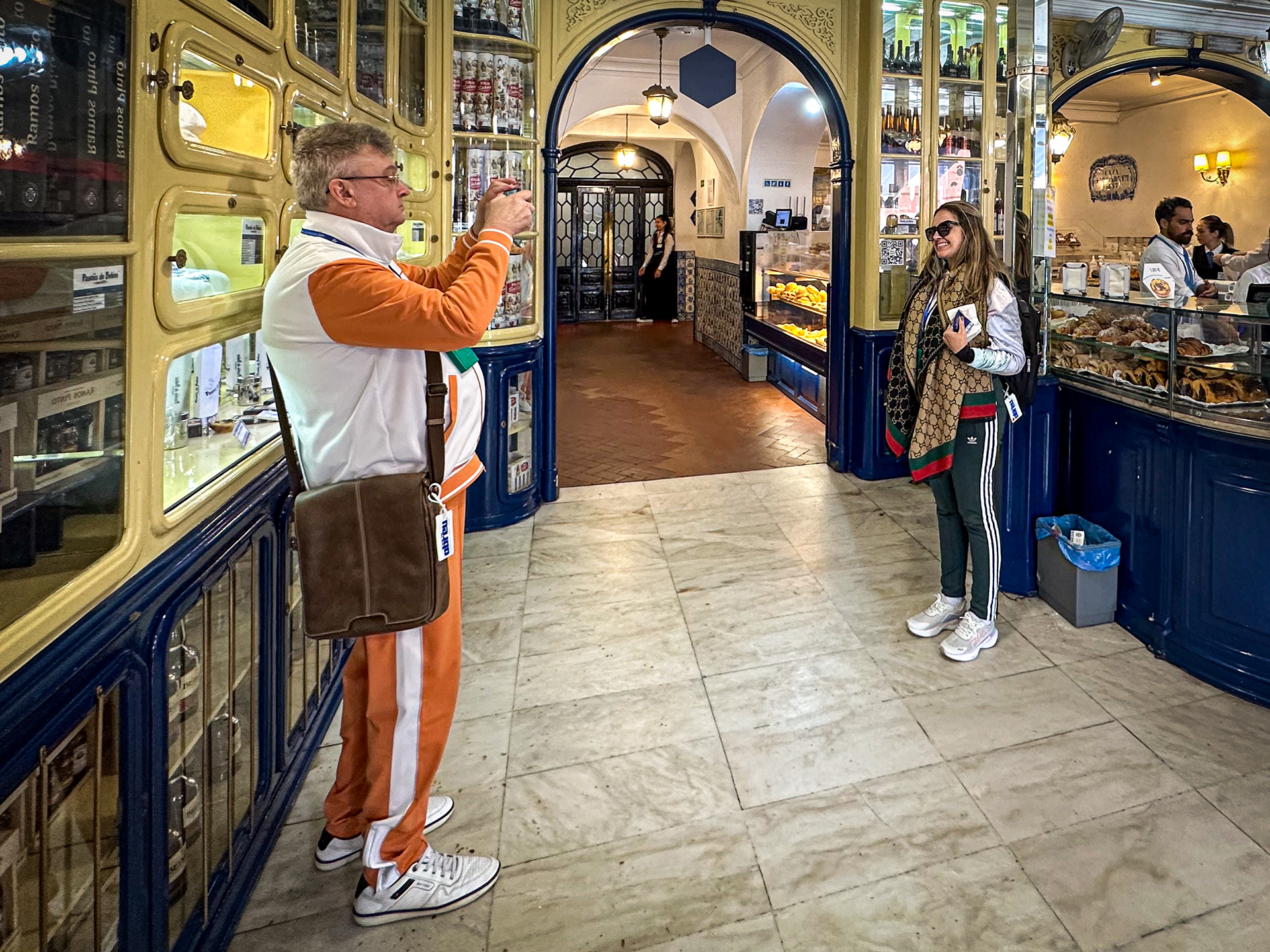 Posers at Pastéis de Belém, Lisbon