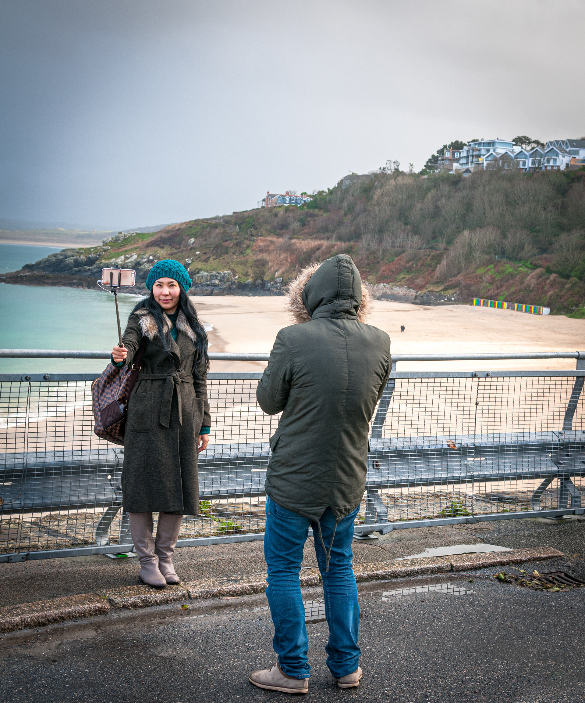 Posers in St Ives, UK
