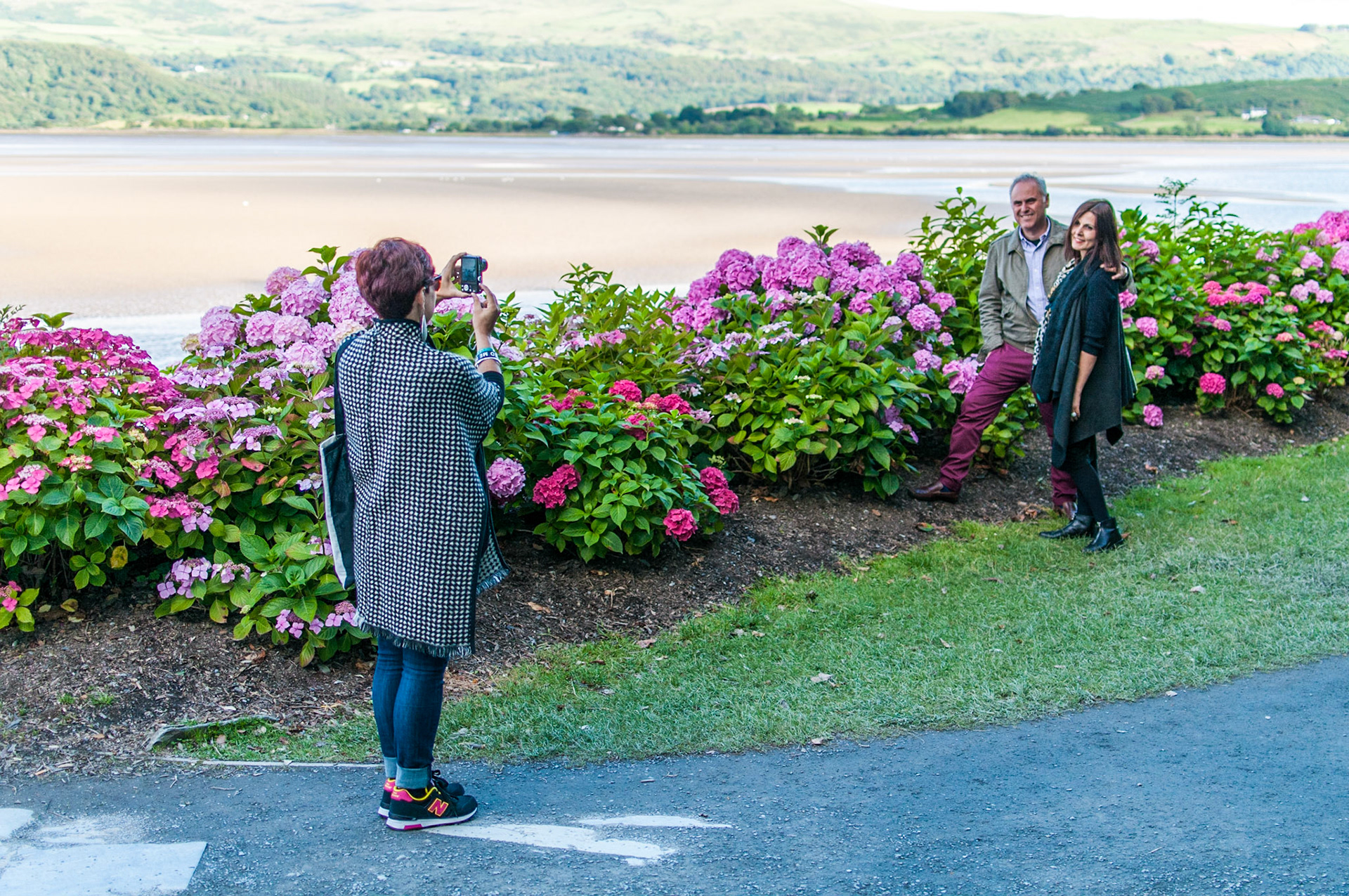Posers at Portmerrion, Wales