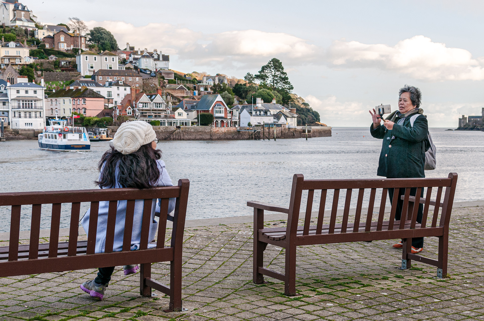 Posers in Dartmouth, UK