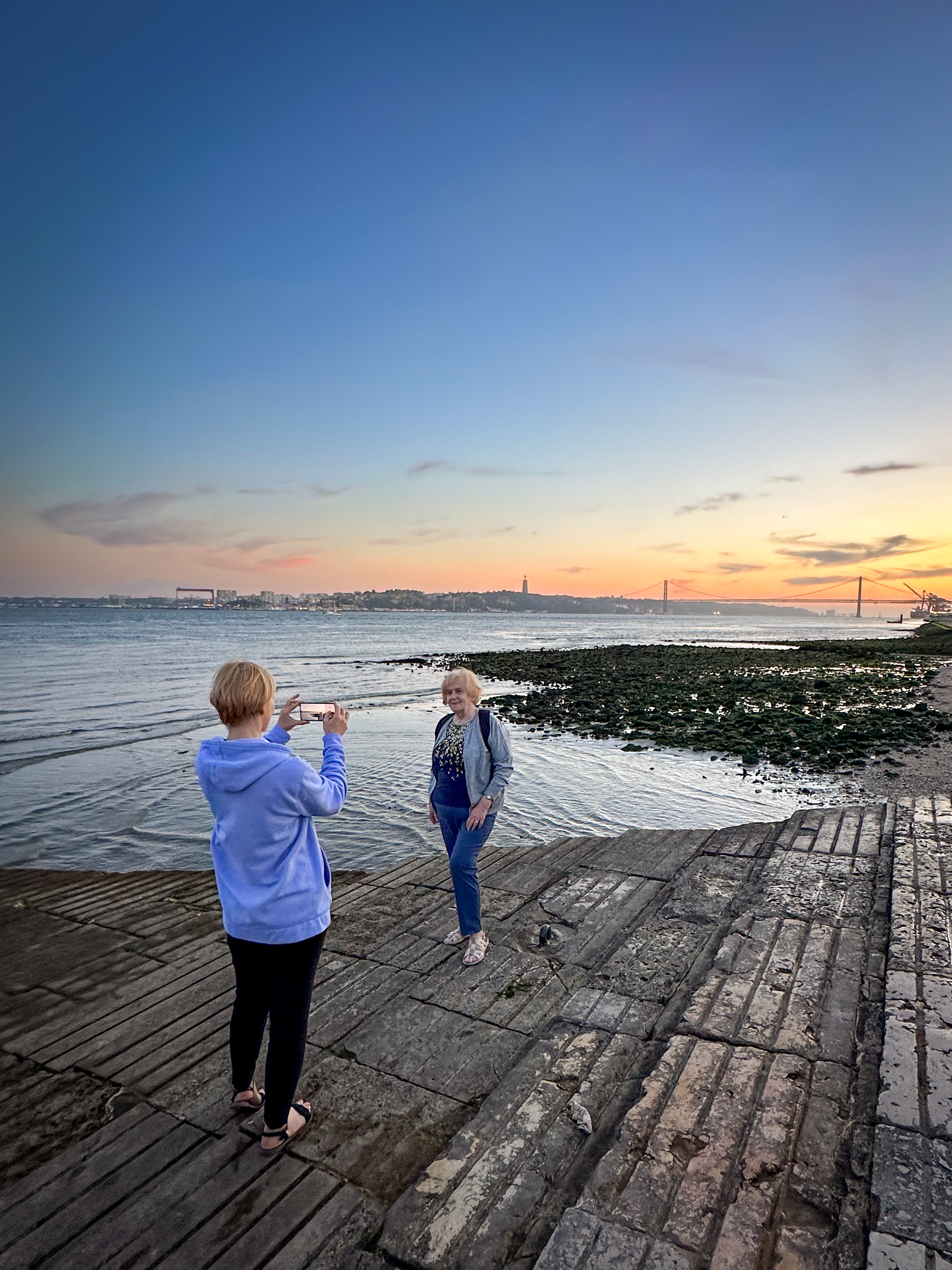Posers at the River Tagus, Lisbon