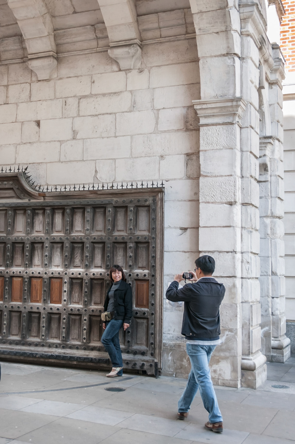 Posers near St Paul's, London