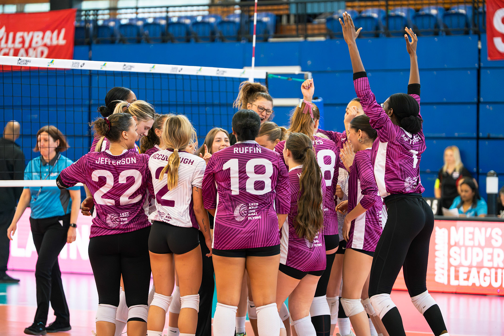Final 4 Volleyball Super League - 11 April 2026 Semi Final taking place in Crystal Palace National Sports Centre