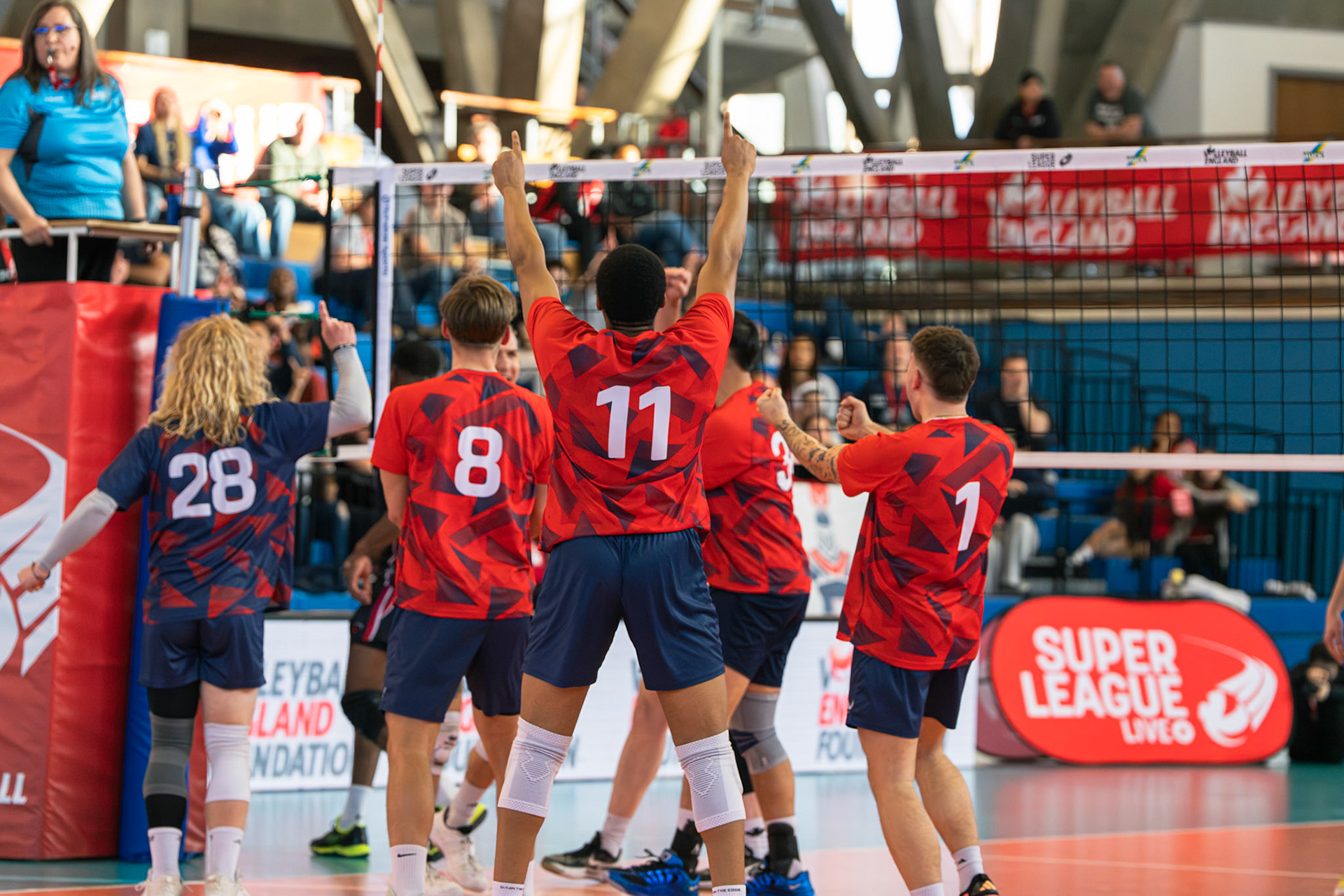 Final 4 Volleyball Super League - 11 April 2026 Semi Final taking place in Crystal Palace National Sports Centre