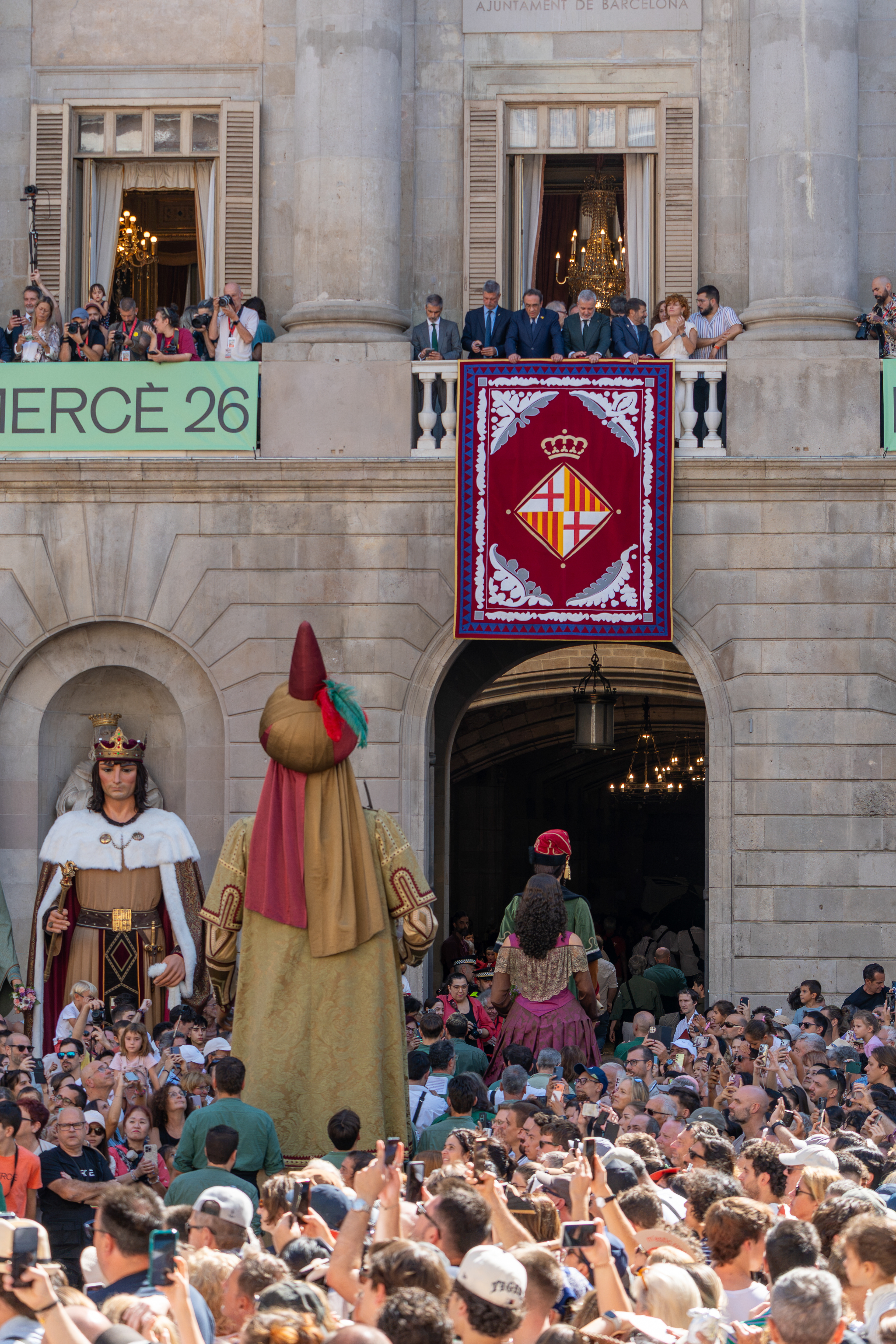 Mercè 2026, Plaça Sant Jaume, Barcelona 