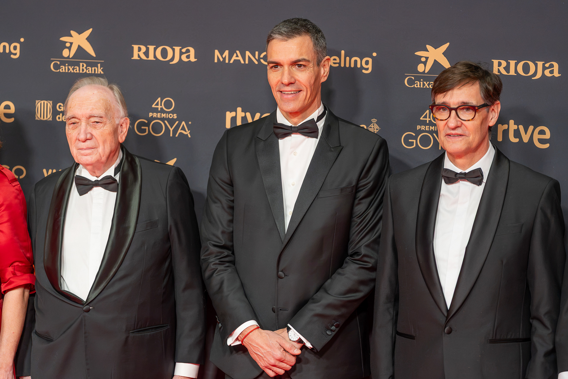 Pedro Sánchez, Salvador illa and Fernando Méndez-Leite