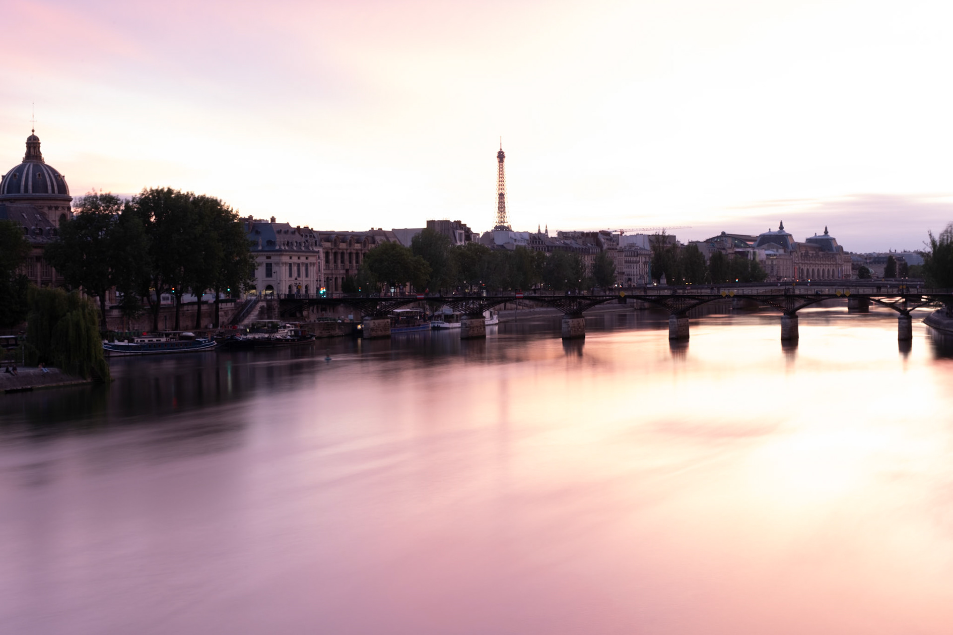 Vue sur le pont des Arts