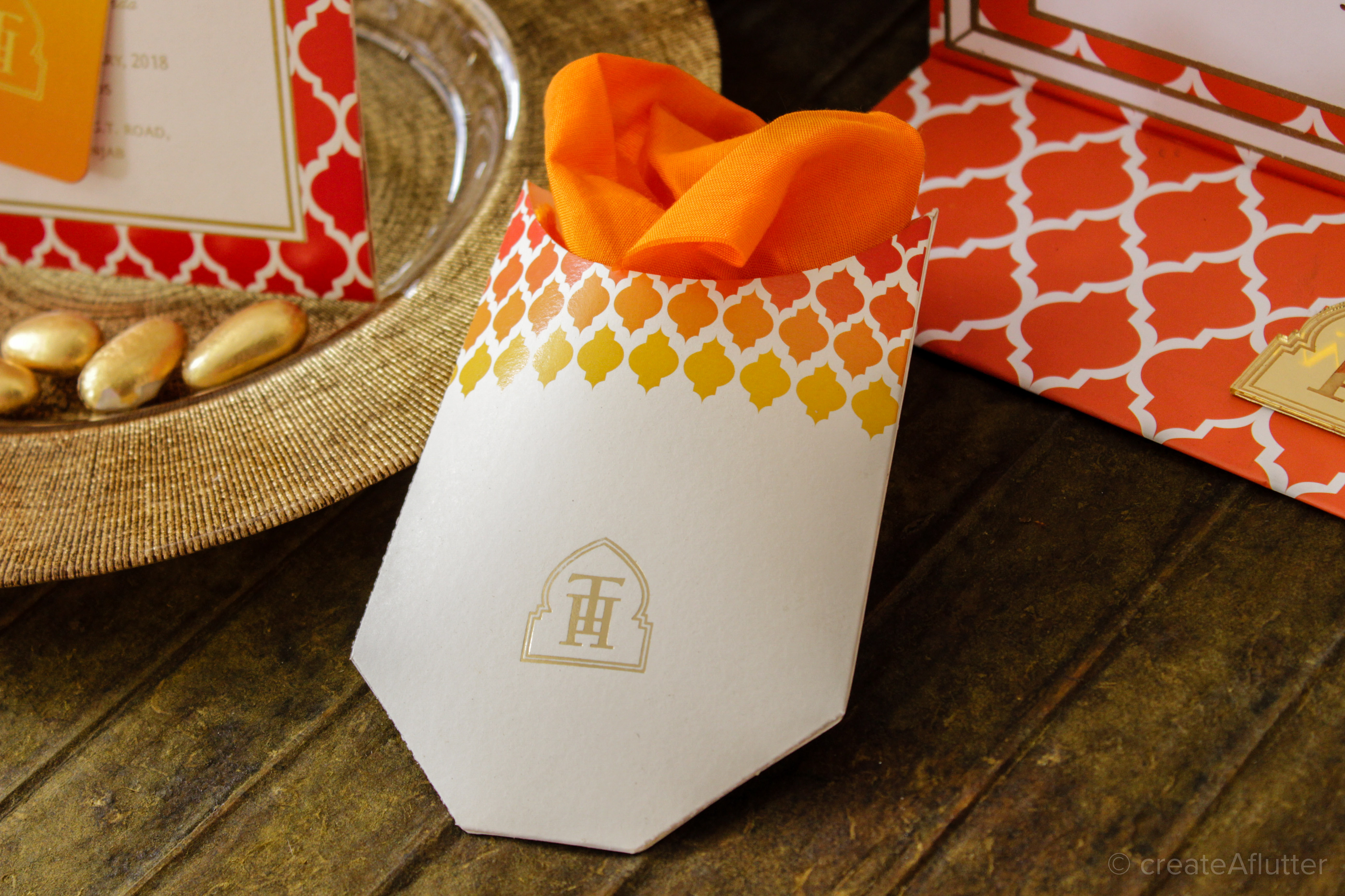 Pocket Square Sleeve (as a wedding favor)
