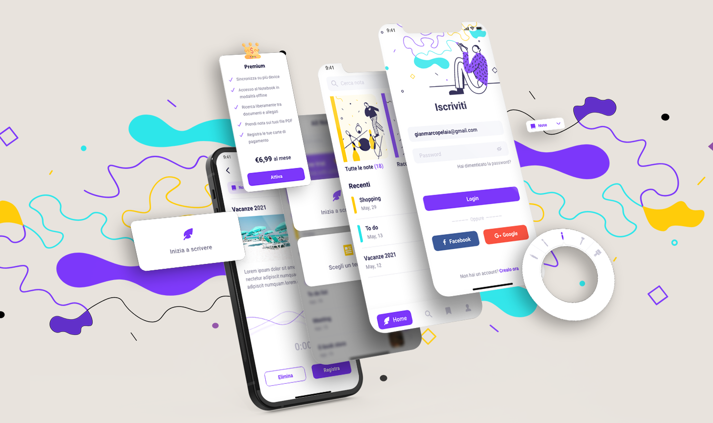Mobile first prototyping and app design UX UI