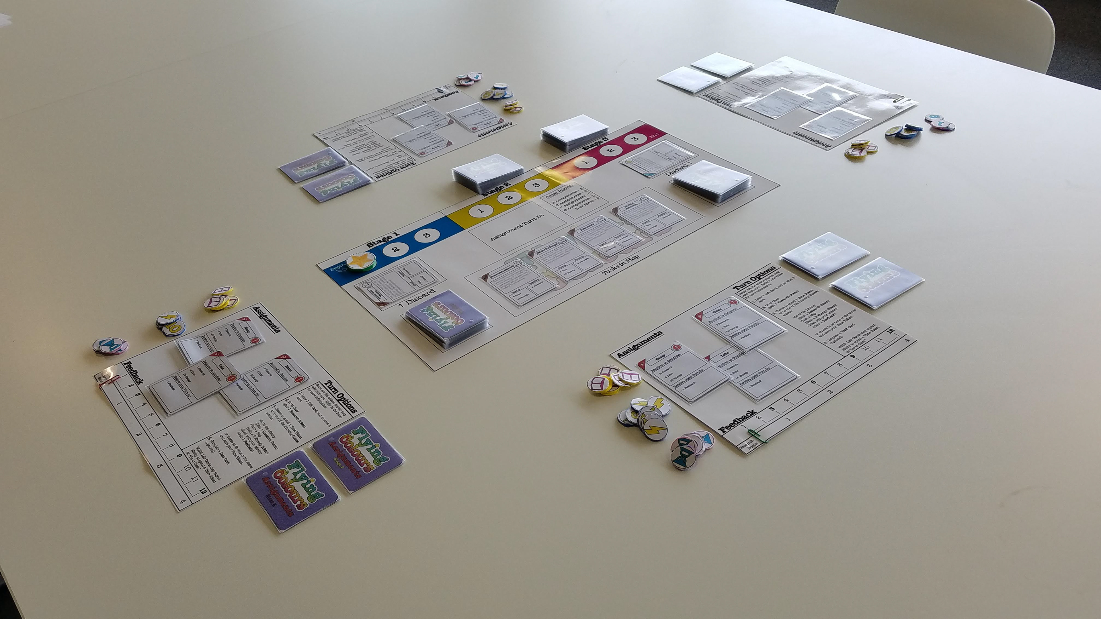 Flying Colours - 4-player setup 2