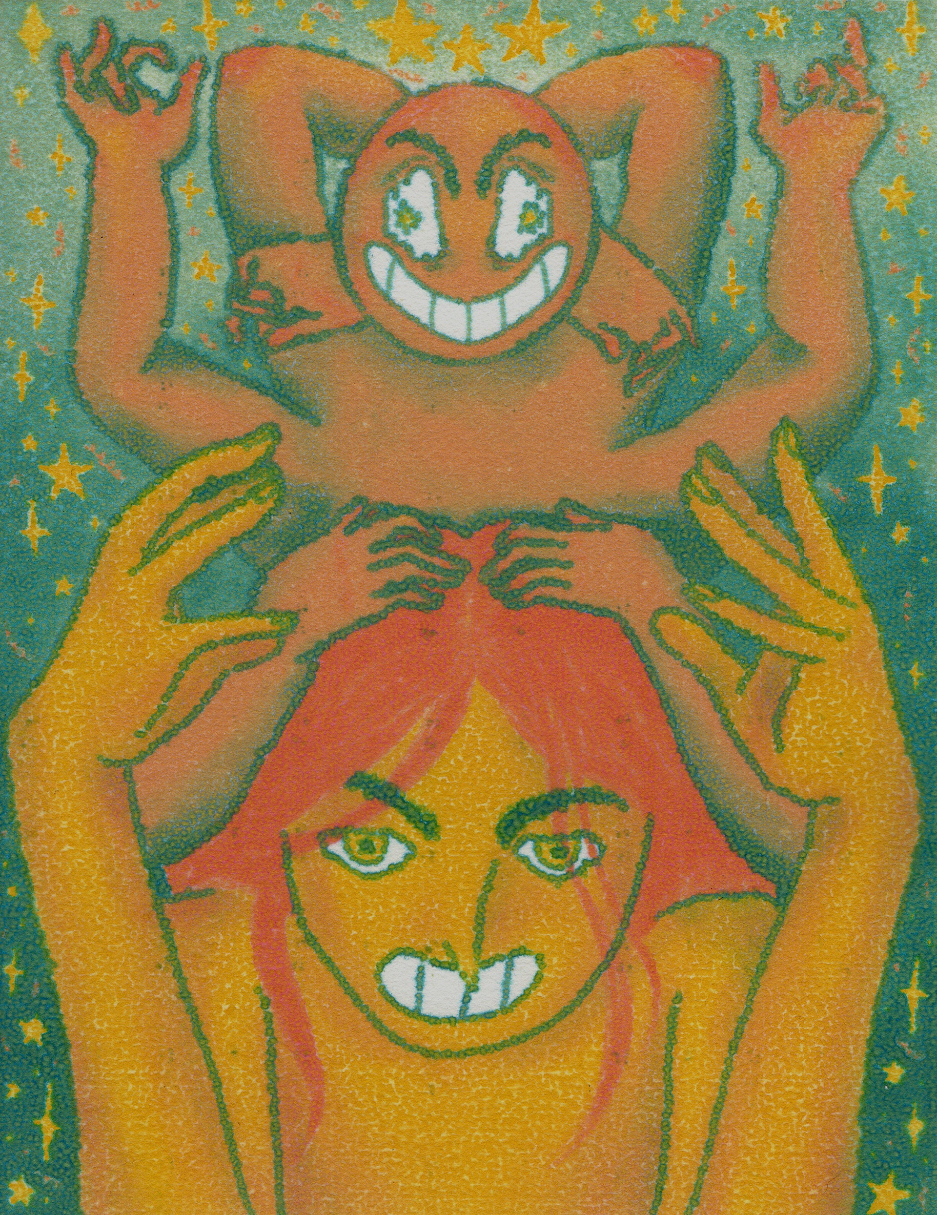 'Psychosis' Inkjet monotype