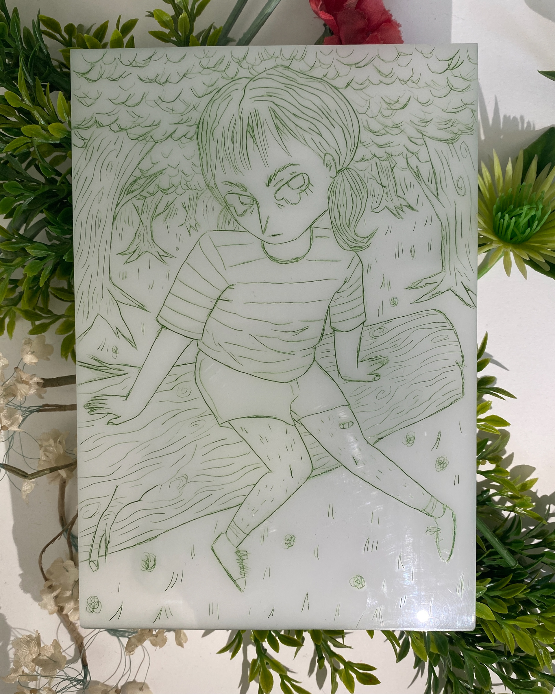 Engraved Acrylic Block