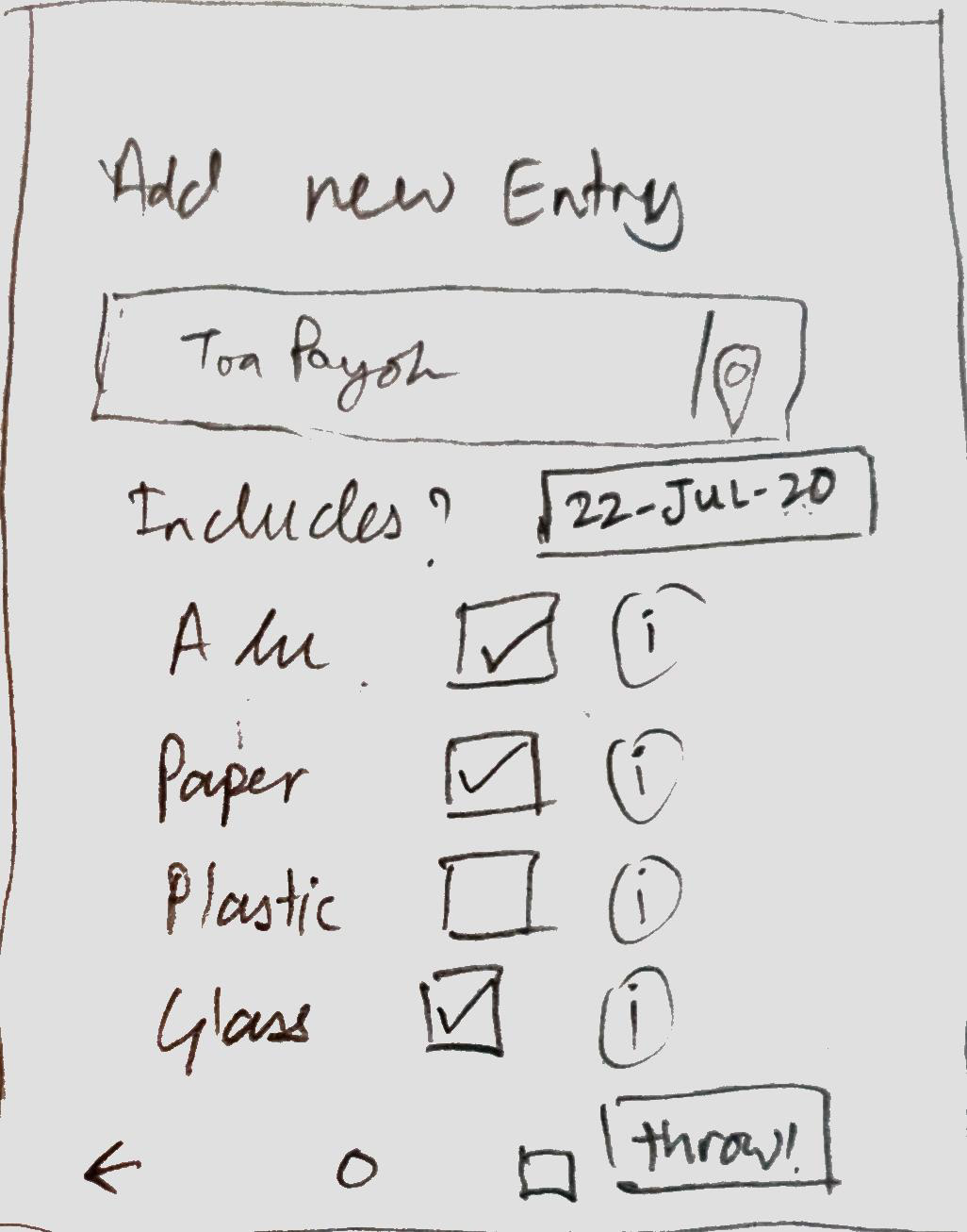 Add a new trash to track