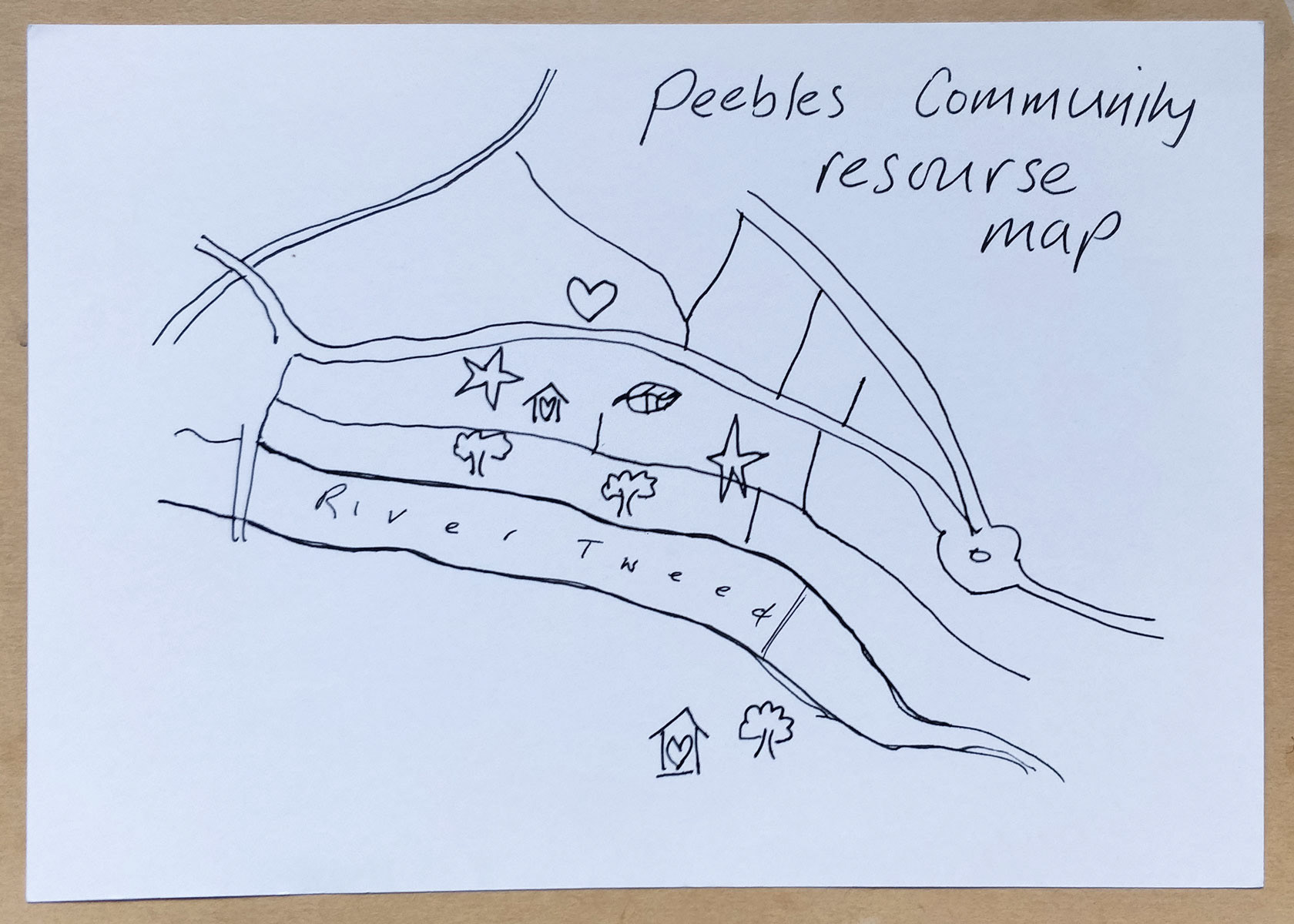 One of the hand drawn ideas