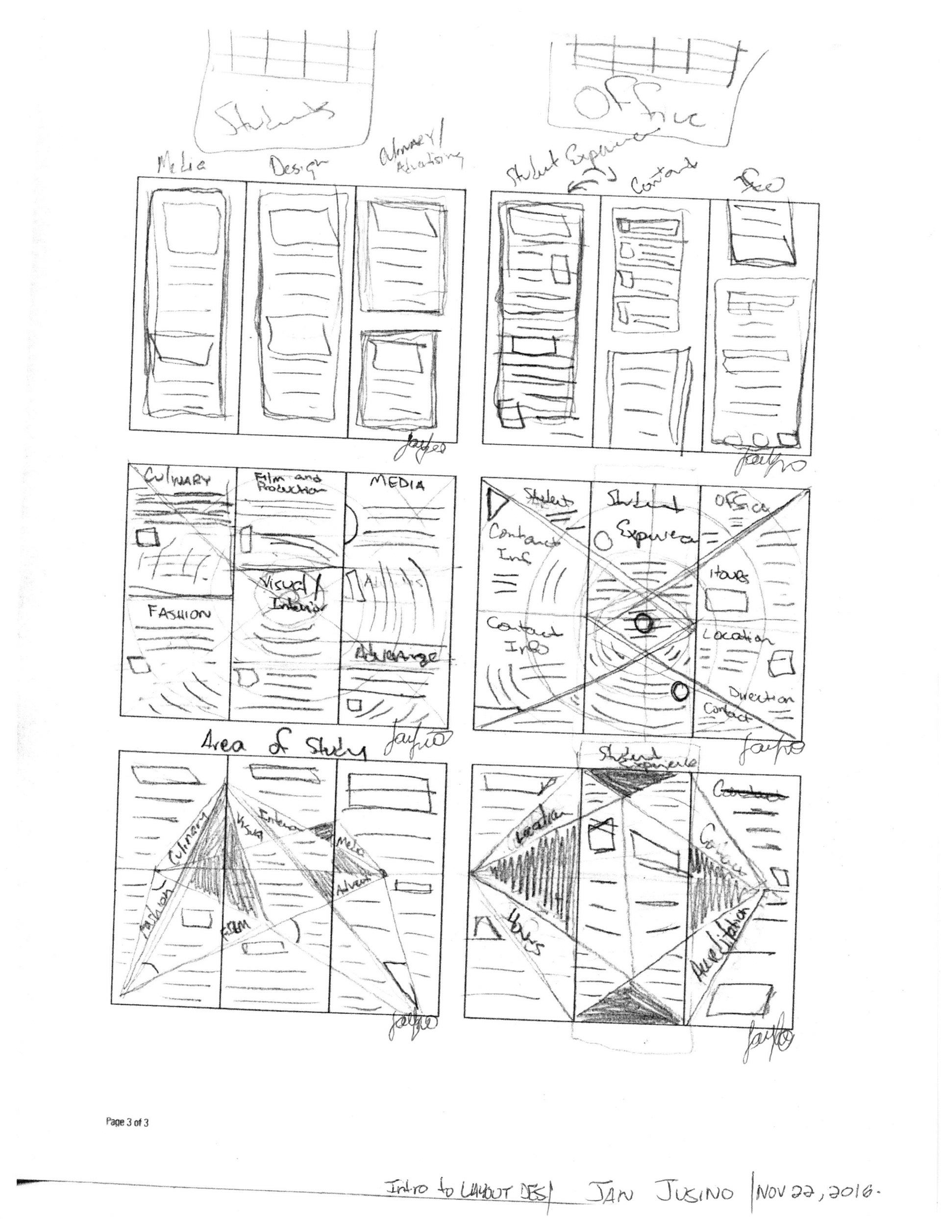 Thumbnail Sketches