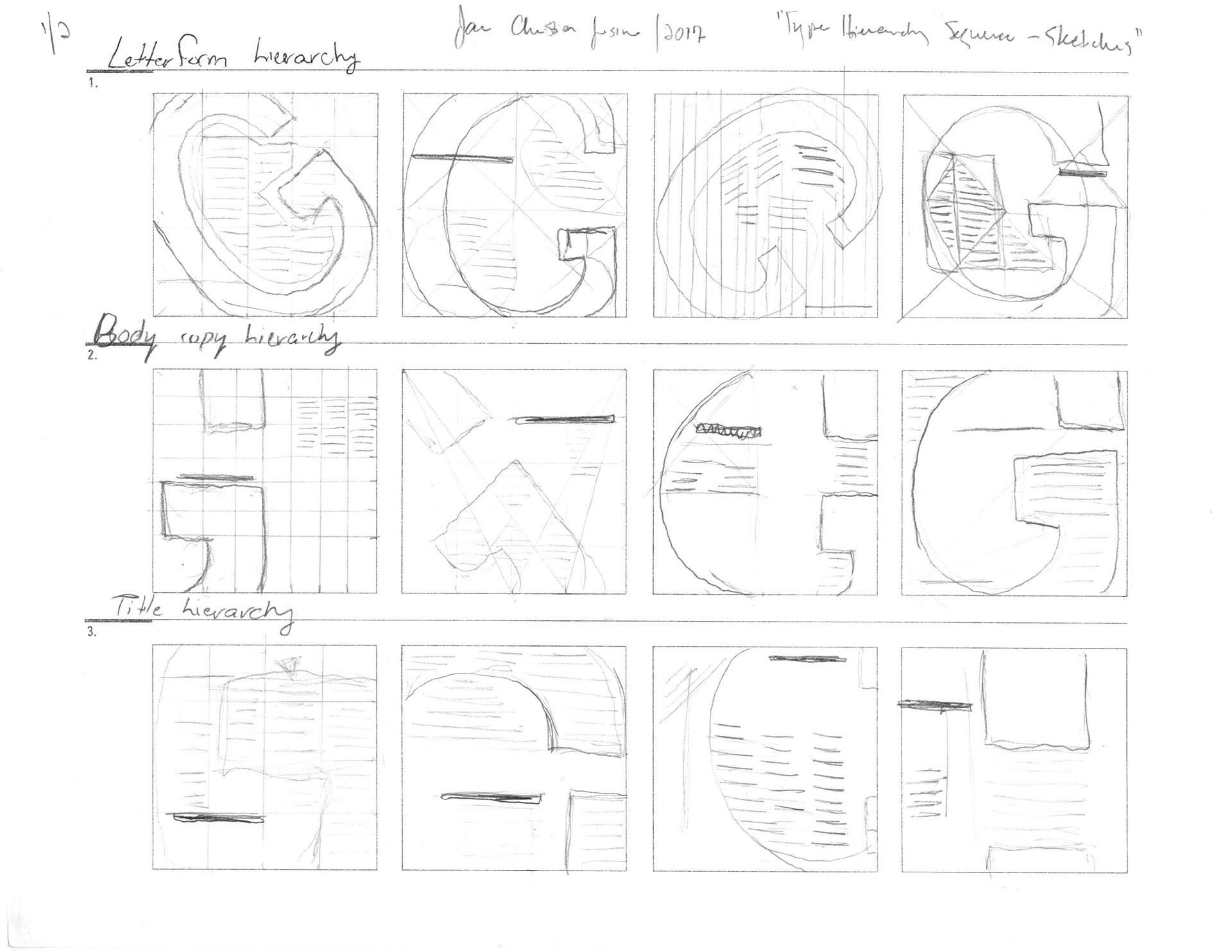 Thumbnail Sketches