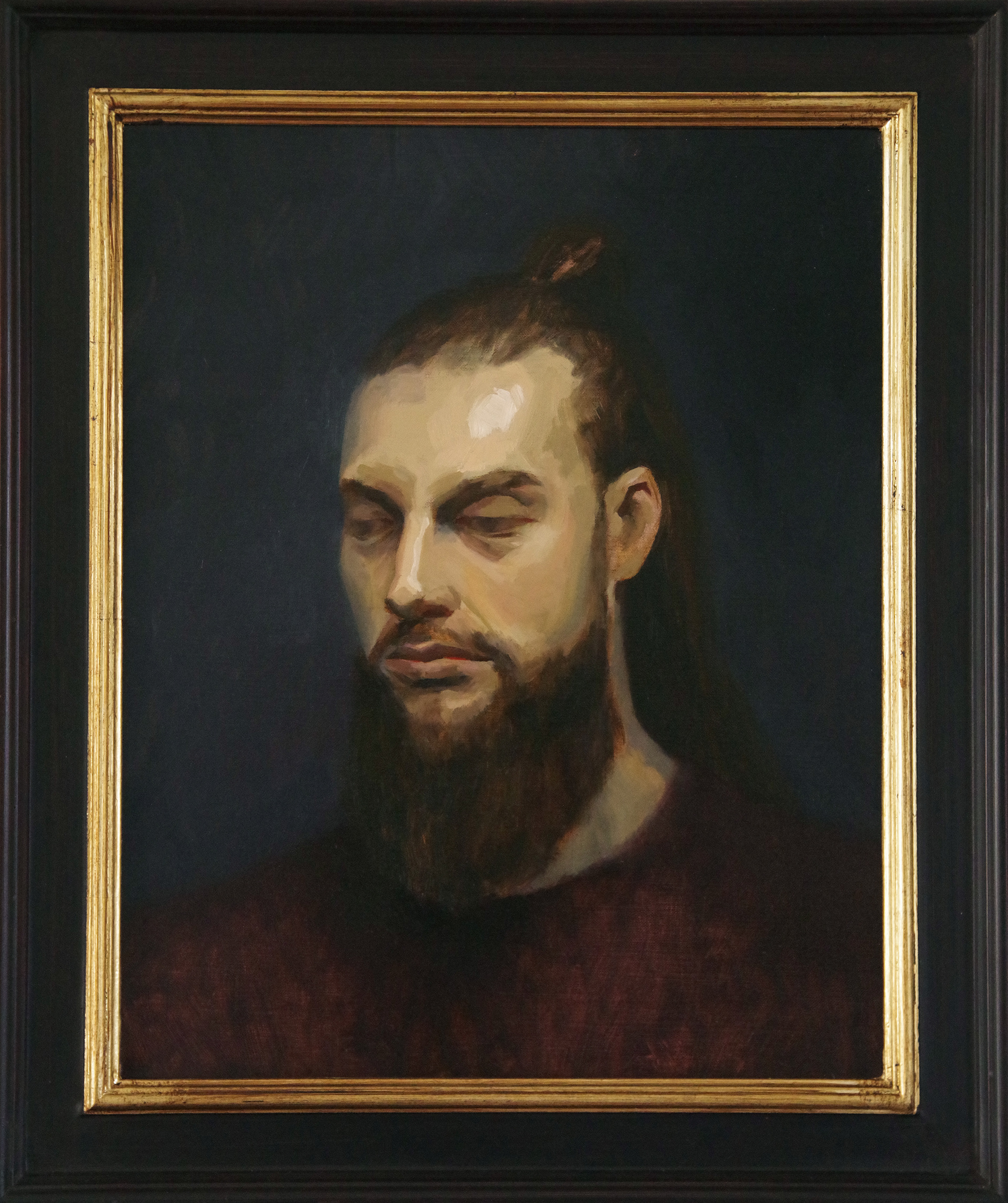 Portrait of Flavio - oil on linen (50cm x 40cm)