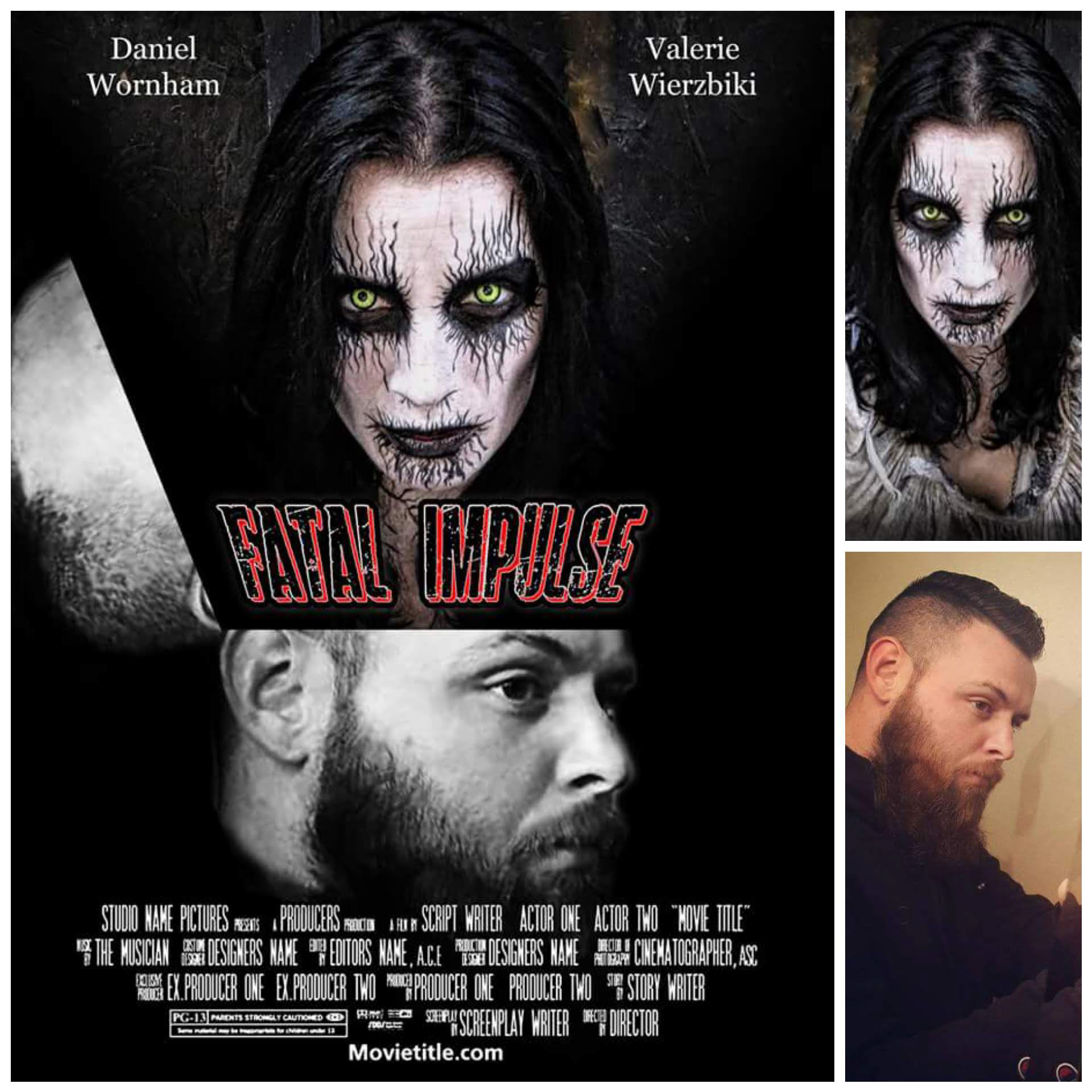 Mock movie poster made from facebook photos