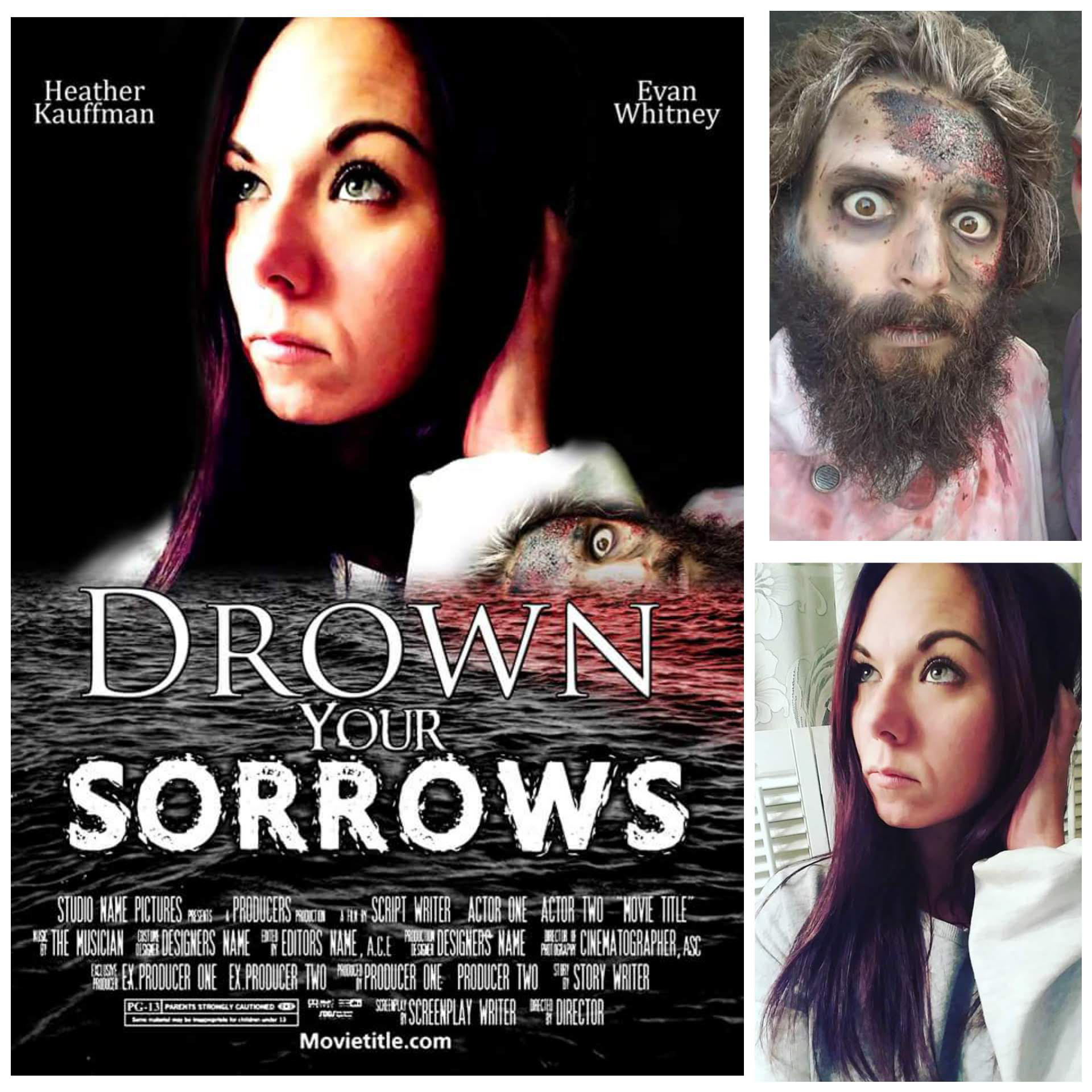 Mock movie poster made from facebook photos
