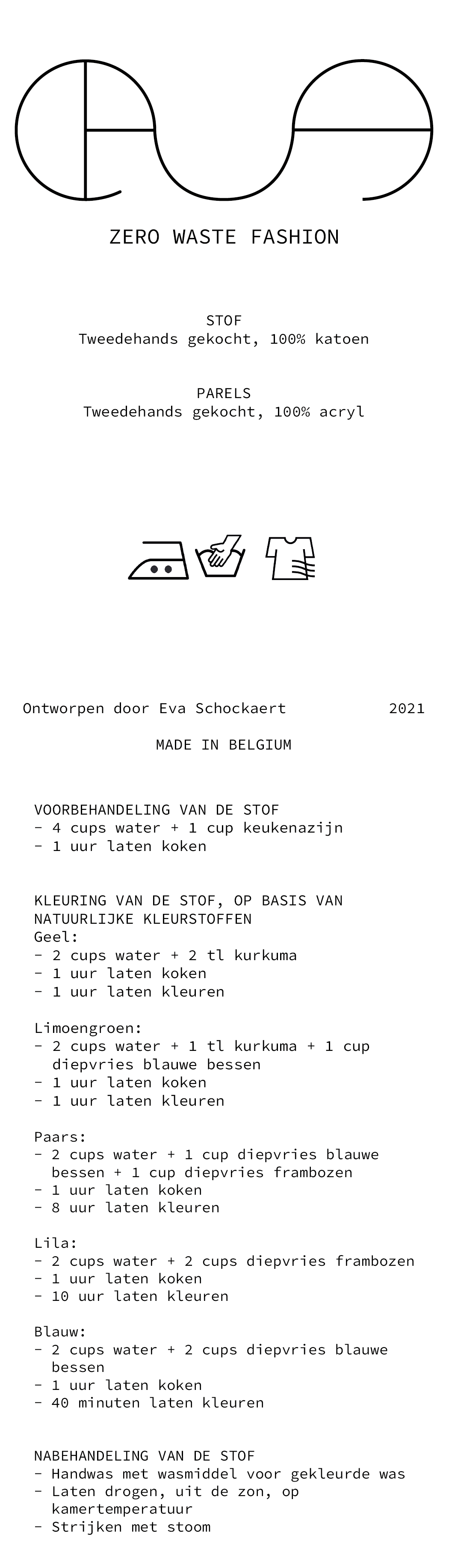 Care label