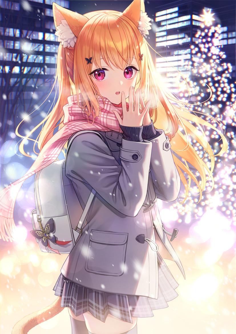 Vtuber 胡蝶ここあ様 2022年12月チェキイラスト