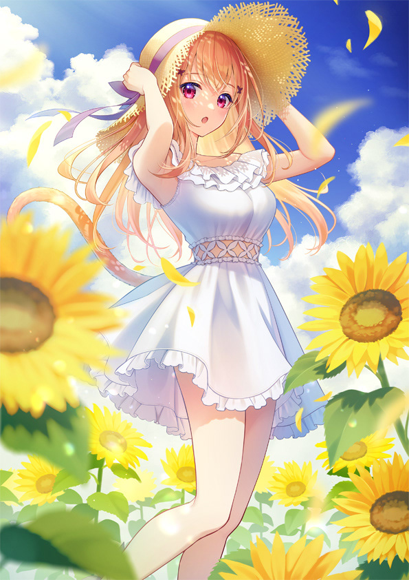 Vtuber 胡蝶ここあ様 2022年7月チェキイラスト