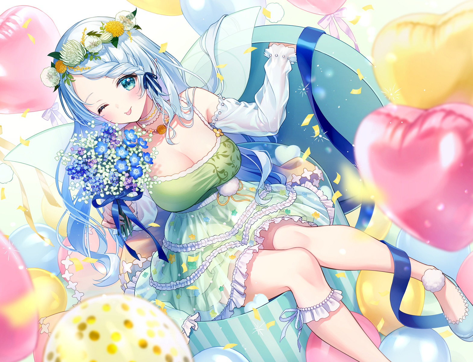 Vtuber 心寧はな様 2022年誕生日グッズイラスト