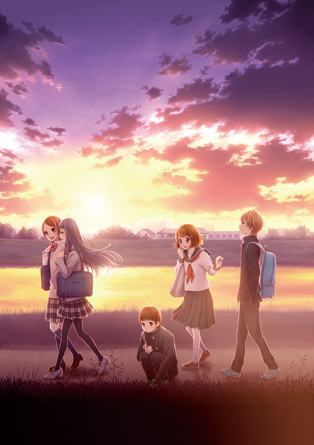 「校舎のうらには天使が埋められている」7巻裏表紙イラスト