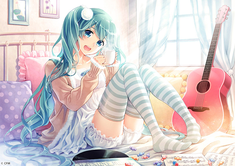 タイトープライズ「初音ミク 描き下ろしブランケットvol.2」イラスト