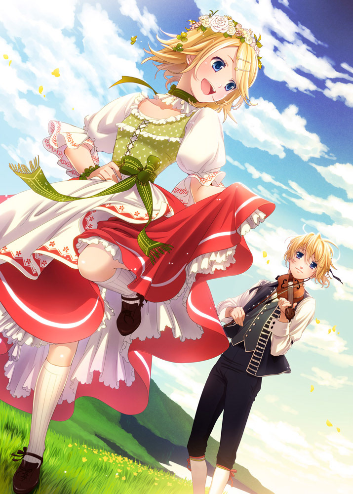 鏡音リン・レン／さささP「Jack and Jill」イメージイラスト