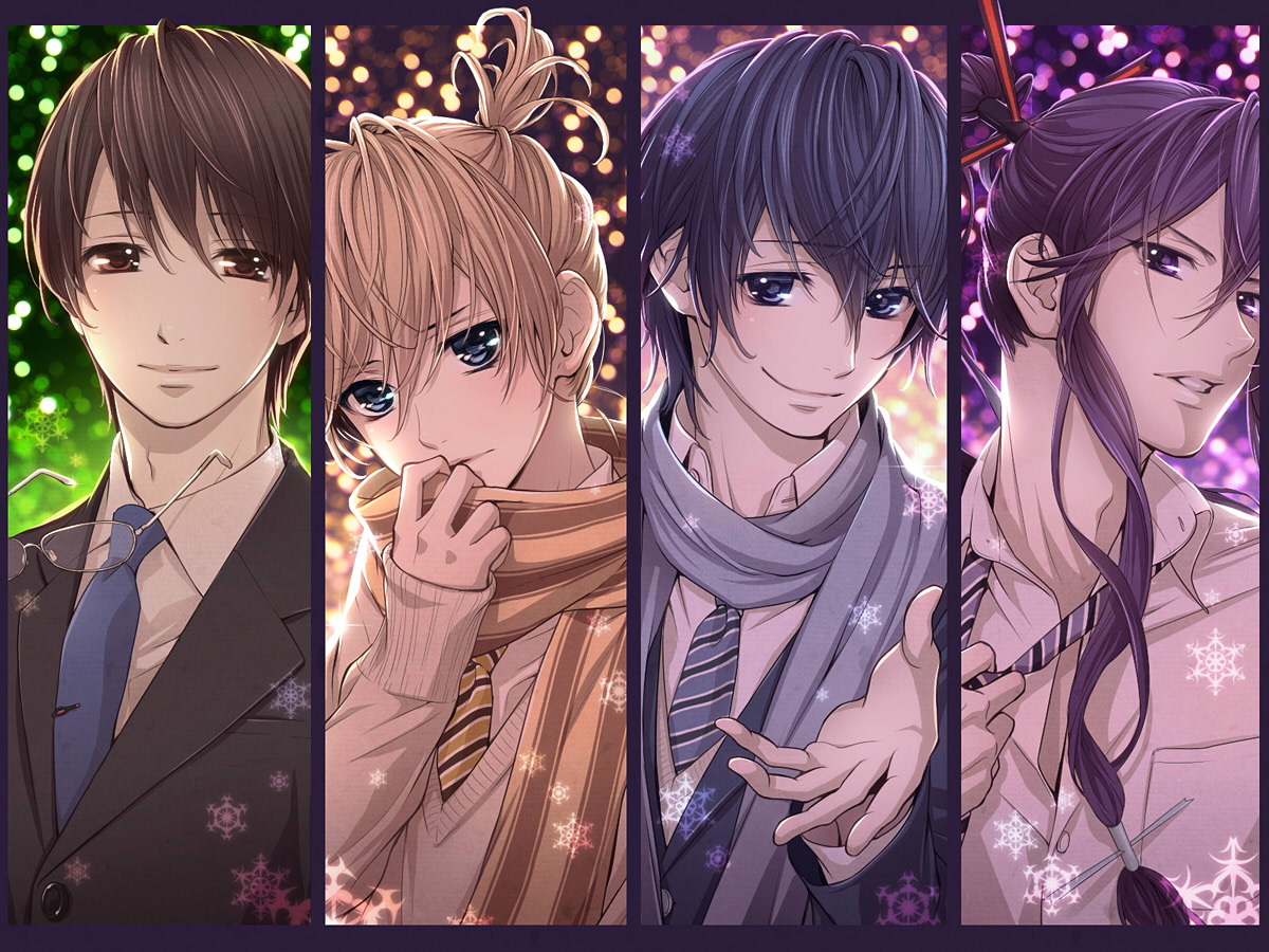 鏡音レン・神威がくぽ・KAITO・氷山キヨテル／ぱんたんず「ユアハイネス☆マイプリンセス」動画イラスト